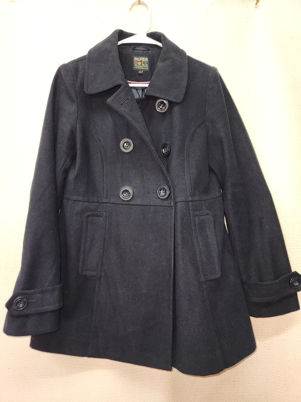 Navy Paper Doll Women's Coat